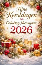 Kerst Nieuwjaar wensen, Ophalen of Verzenden, Zo goed als nieuw