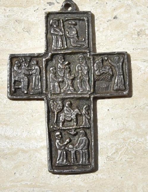 croix d'argent, Collections, Religion, Utilisé, Christianisme | Catholique, Autres types, Envoi