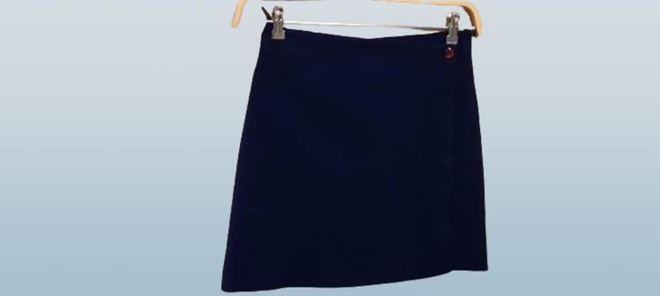 Jupe portefeuille " CASSIS " Taille 38, Kleding | Dames, Rokken, Gedragen, Maat 36 (S), Blauw, Boven de knie, Verzenden