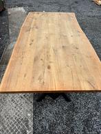 Massief houten tafels met metalen onderstel – horeca kwal., Enlèvement