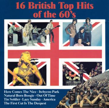 CD- 16 British Top Hits Of The 60's- NEW