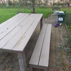 Table de jardin avec bancs 8 personnes, Jardin & Terrasse, Tables de jardin, Bois