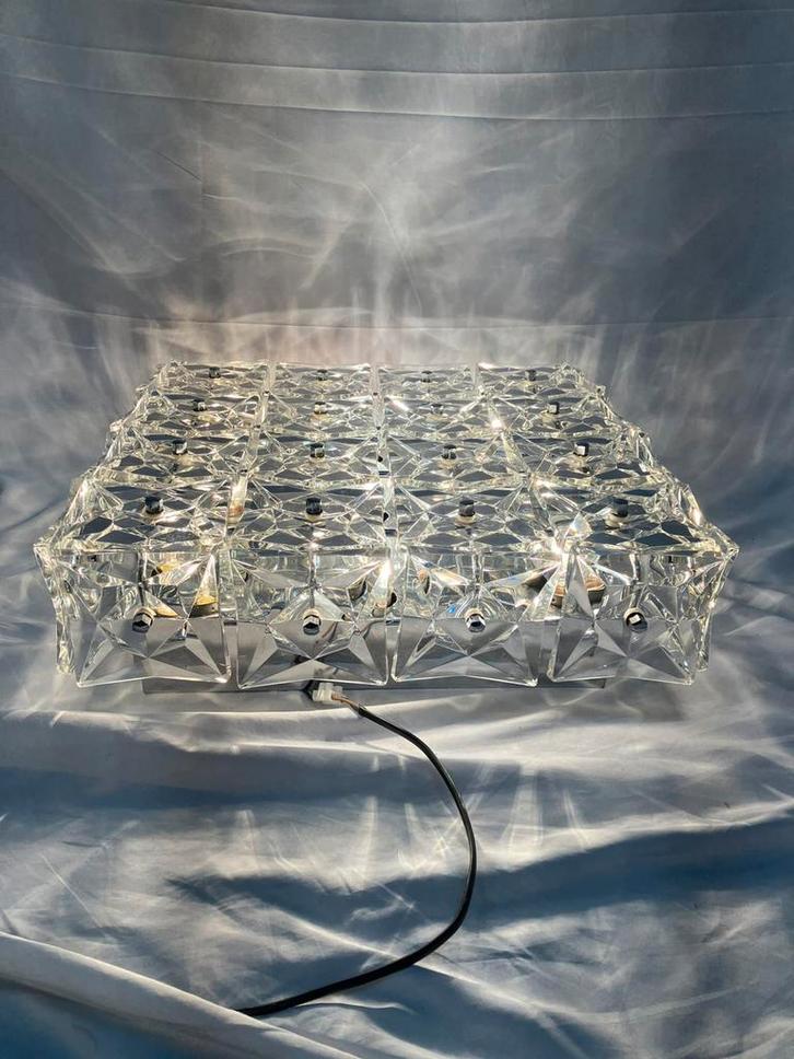 Vintage Kinkeldey Leuchten kristallen plafondlamp exclusief!, Huis en Inrichting, Lampen | Plafondlampen, Ophalen
