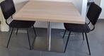 Eettafel met massief eiken tafelblad, Huis en Inrichting, Ophalen, Zo goed als nieuw, Vier personen, Eikenhout