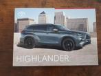 TOYOTA  HIGHLANDER   2022, Boeken, Auto's | Folders en Tijdschriften, Ophalen of Verzenden, Nieuw, Toyota