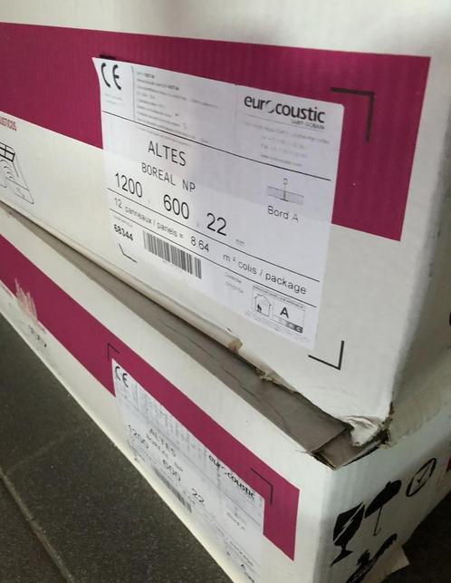 Plafondplaten Eurocoustic t.w.v. 250€ -, Doe-het-zelf en Bouw, Platen en Panelen, Nieuw, Ophalen