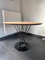 Ronde houten tafel, Huis en Inrichting, Tafels | Eettafels, Ophalen, Gebruikt, Rond