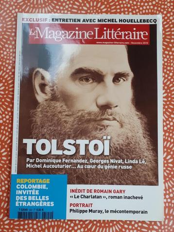 17 x Le Magazine Littéraire 2003-2010 Tolstoi Houellebecq 