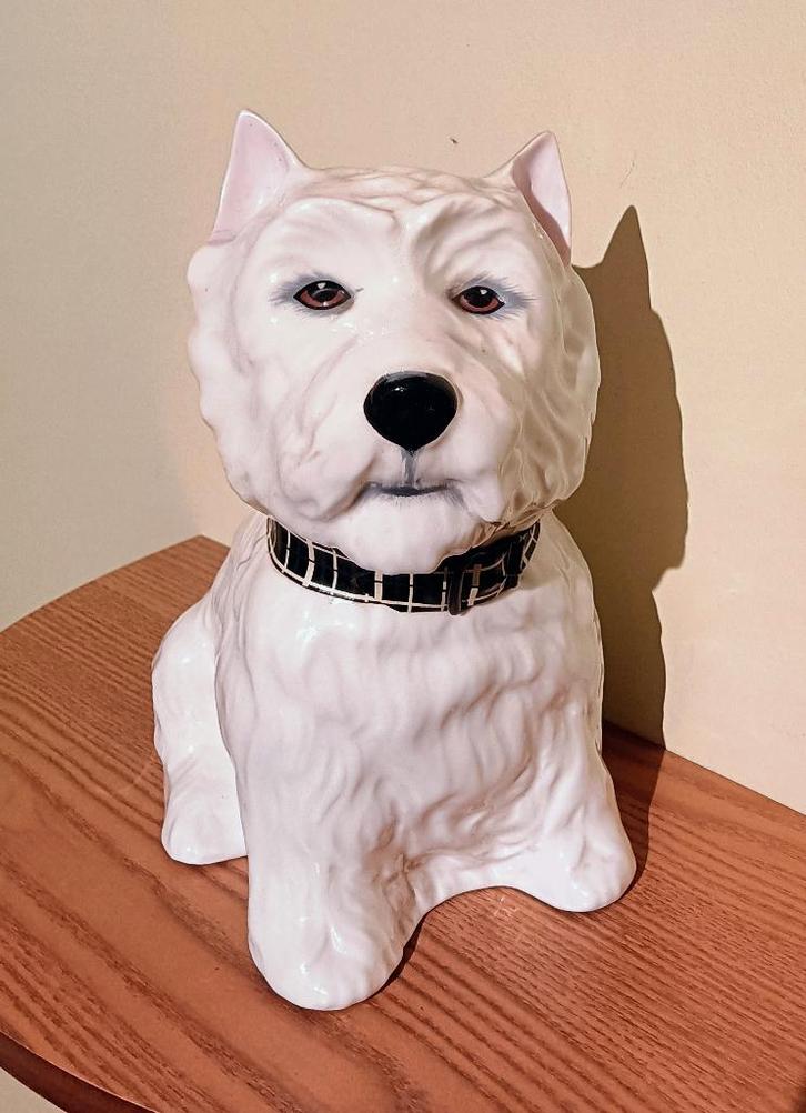 Vintage fles in de vorm van hond, Antiek en Kunst, Curiosa en Brocante, Ophalen of Verzenden