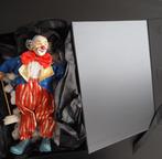 Clown Jongleur pop + doos, Zo goed als nieuw, Pop, Ophalen