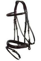 BR Hoofdstel Kendal Combi Neusriem Zwart/Zilver - cob, Dieren en Toebehoren, Ophalen, Nieuw