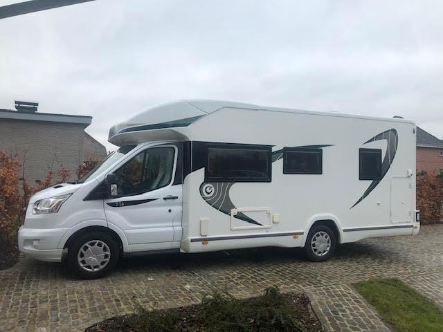 mobilhome Chausson Welcome 716 Ford 170pk (5 zitplaatsen), Caravanes & Camping, Camping-cars, Particulier, jusqu'à 6, Semi-intégral