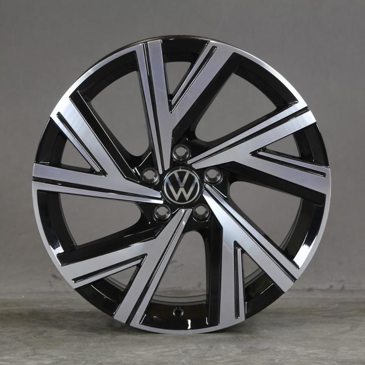 Originele VW Golf 8 5H Bergamo 18 inch velgen, Auto-onderdelen, Banden en Velgen, Velg(en), 18 inch, 225 mm, Personenwagen, Gebruikt