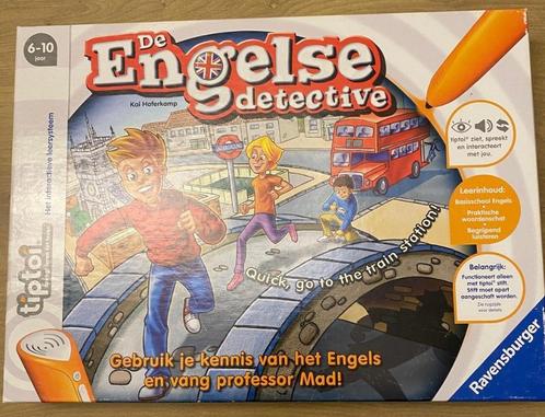TipToi spel De Engelse Detective, Kinderen en Baby's, Speelgoed | Educatief en Creatief, Gebruikt, Taal en Lezen, Ontdekken, Met geluid