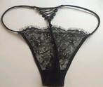 Luxe zwarte string, Kleding | Dames, Ophalen of Verzenden, String