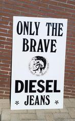 Groot reclamebord Diesel jeans, Ophalen, Reclamebord