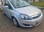 opel zafira 1.7D 7 zit .euro 5. bj 12, Auto's, Opel, Euro 5, Monovolume, Zwart, 5 deurs