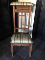 2 Antieke kerkstoelen, Antiek en Kunst, Antiek | Meubels | Stoelen en Sofa's, Ophalen of Verzenden
