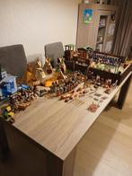 Playmobil Indiase cowboys, blauwe tunieken, fort, tipi's, hu, Kinderen en Baby's, Speelgoed | Playmobil, Zo goed als nieuw, Complete set