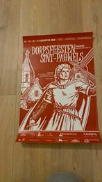 Affiche dorpsfeesten sint-pauwels 2008 rode ridder, Ophalen of Verzenden, Nieuw