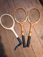 Vintage tennisrackets 3 stuks, Enlèvement