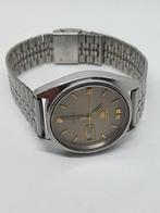 Vintage Seiko 5 autmatisch horloge staal, Staal, Seiko, Gebruikt, Ophalen of Verzenden