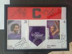 Gesigneerd Anderlecht spelers, Verzamelen, Sportartikelen en Voetbal, Ophalen of Verzenden, Zo goed als nieuw