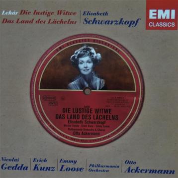 Land des Lächelns/Lustige Witwe - Schwarzkopf/Gedda/Ackerman beschikbaar voor biedingen
