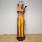 Handgemaakte houten Marlene Dietrich beeld / cutout / figuur, Ophalen of Verzenden, Zo goed als nieuw