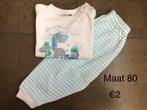 Pyjama- M 80, Kinderen en Baby's, Babykleding | Maat 80, Ophalen of Verzenden, Zo goed als nieuw, Jongetje of Meisje, Nacht- of Onderkleding