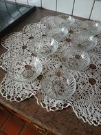 vintage set van 8 glazen dessert ijs coupes mooie staat, Huis en Inrichting, Keuken | Servies, Ophalen of Verzenden, Zo goed als nieuw