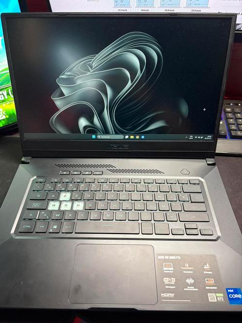 Asus Tuf Dash F15, Computers en Software, Windows Laptops, Zo goed als nieuw, 15 inch, SSD, 3 tot 4 Ghz, 16 GB, Azerty, Met videokaart