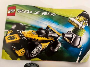 Lego racers 8228 - volledige set - geel - auto - voertuig beschikbaar voor biedingen