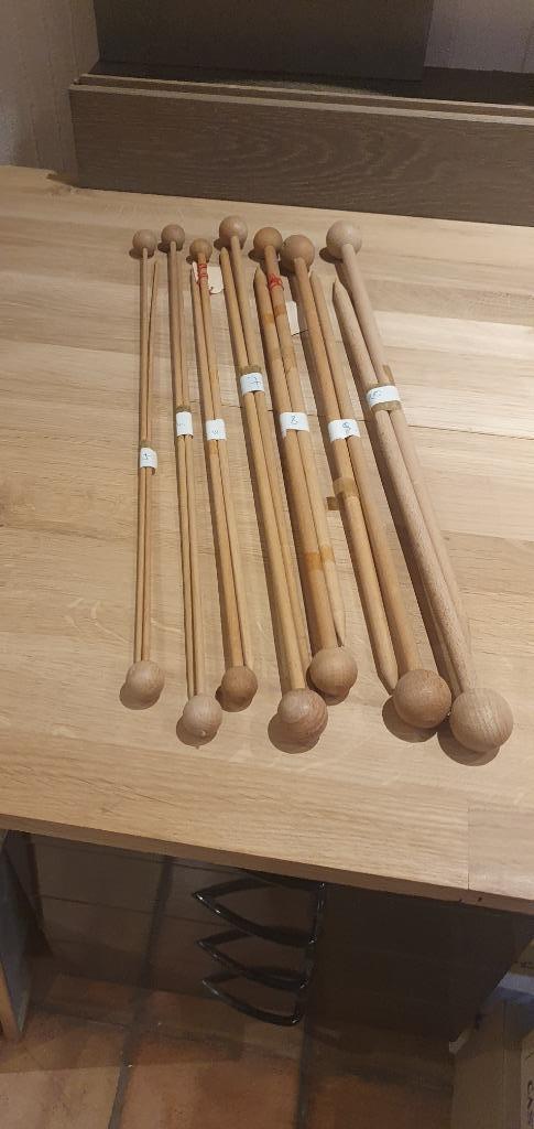 houten breinaalden, Hobby en Vrije tijd, Breien en Haken, Nieuw, Breien, Overige typen, Ophalen
