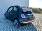 Fiat 500 Cabriolet 1.2i 2013* Airco/Cuir!* 84.000Km, Autos, Fiat, Boîte manuelle, Bleu, Achat, Ordinateur de bord