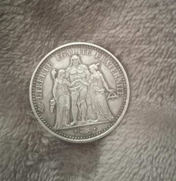 Echte zilveren munt