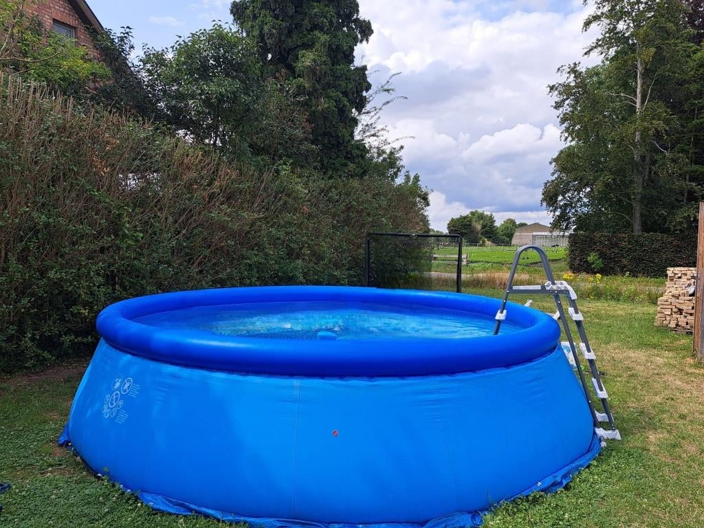 Intex Easy Set rond opzet zwembad diameter 457cm x 122cm, Jardin & Terrasse, Piscines, Utilisé, Piscines hors sol, 120 cm ou plus