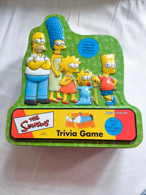 The Simpsons Game Trivia Collector's Box 2001, Verzamelen, Film en Tv, Zo goed als nieuw, Ophalen of Verzenden