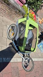 Croozer for 2 met zonnescherm, regenscherm en babyhangmat, Fietsen en Brommers, Fietsaccessoires | Aanhangwagens en Karren, Ophalen