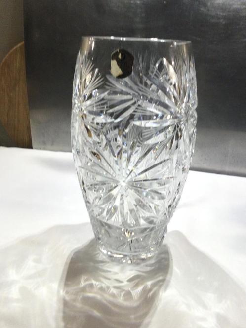 Vaas in kristal USSR. 126/Ca., Huis en Inrichting, Woonaccessoires | Vazen, Ophalen