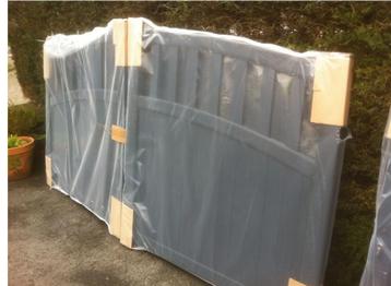draaipoort aluminium LOGIE, Tuin en Terras, Tuinpoorten, Ophalen, Gebruikt, Aluminium, Draaipoort