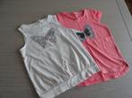 2 T-shirts Milla Star + Tom Tailor Maat 128, Milla Star+Tom Tailor, Fille, Chemise ou À manches longues, Envoi