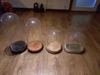 Glazen stolpen, 4 stuks (Clarissen, ...), Ophalen, Gebruikt