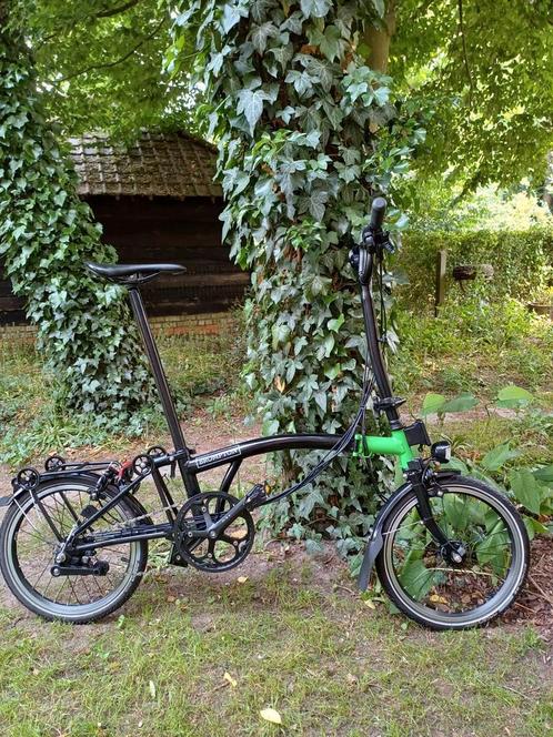 Brompton H6R Black Edition Explore met naafdynamoverlichting, Fietsen en Brommers, Fietsen | Vouwfietsen, Gebruikt, Brompton, 16 tot 18 inch