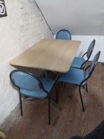 Tafel met 4 stoelen, Enlèvement, Comme neuf