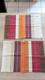 2 stoffen placemats van 50 x 36 cm, Ophalen of Verzenden, Nieuw, Rechthoek, Binnen