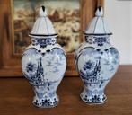 Paar Delftse potiches begin 20e eeuw, Ophalen of Verzenden