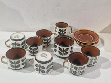 Set Boch Rambouillet koffie tassen , bordjes , suikerpot beschikbaar voor biedingen