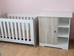Babybed + Commode kast, Kinderen en Baby's, Kinderkamer | Complete kinderkamers, Ophalen, Zo goed als nieuw