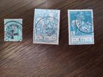 België nr 237/239 lot 800, Postzegels en Munten, Postzegels | Europa | België, Ophalen of Verzenden, Gestempeld